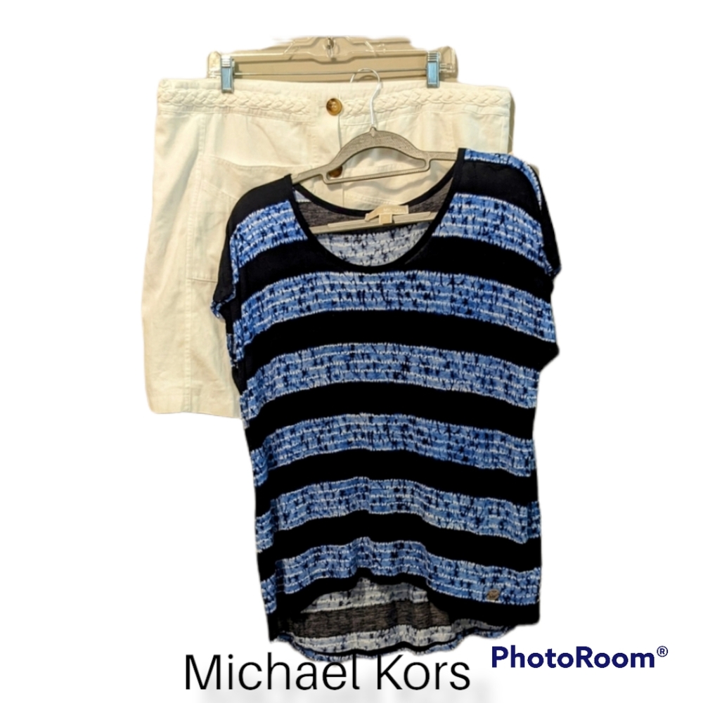 Michael Kors top and pocket skirt